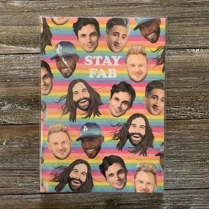 🌈 Queer Eye ‘STAY FAB’ Lined Notebook
